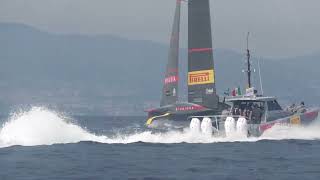 Cup Spy  Highlights   Luna Rossa Prada Pirelli - UnipolSai  AC75   Day 15   Barcelona   May 24, 2024