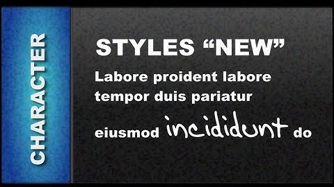 Web Design Tutorials for Xara Web Designer MX Premium V8 - Creating New Character Styles Lesson 63