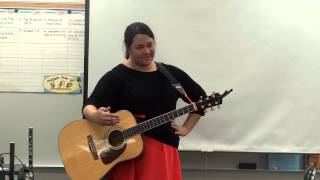 Katrina Charles, Classroom visit, 2015