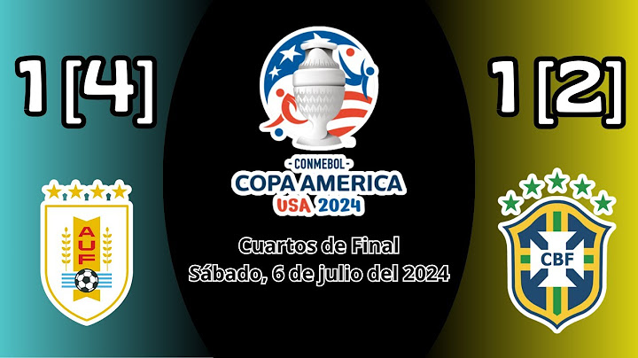 Uruguay (0) [4] vs. Brasil (0) [2] | Partido Completo | Copa América 2024 (4tos de final)
