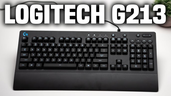  Logitech G213 Wired Gaming Keyboard with Dedicated Media  Controls, 16.8 Million Lighting Colors Backlit Keys, Spill-Resistant and  Durable Design, Black : Electronics