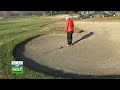 REGOLE DEL GOLF "appoggiare un ferro in bunker"