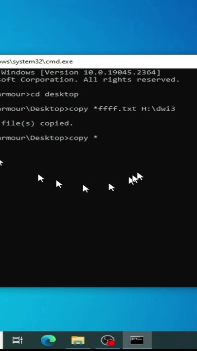 File Copying Tricks Using CMD | Command Prompt Tips #windows - YouTube