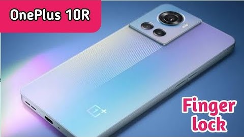Set Fingerprint In Oneplus 10R, Fingerprint Lock Setting Oneplus 10R,