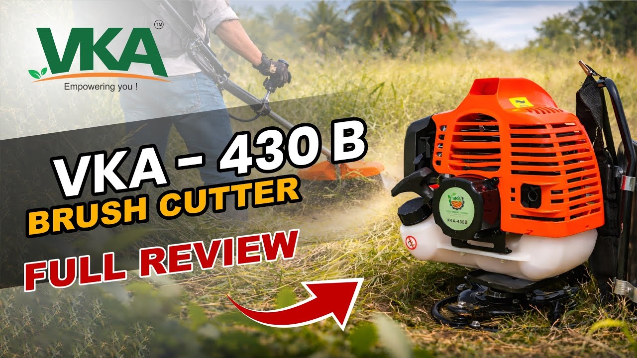 VKA 430 B Brush Cutter: The Ultimate Powerhouse for Your Farm!