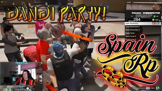 EL DANDY DE BARCELONA EN SPAIN RP | Role play | GTA V | GUSTABO Y HORACIO DE FIESTA CON EL DANDY