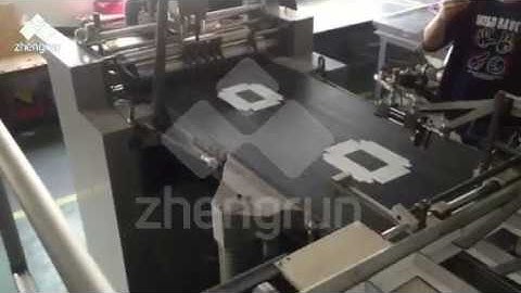 High quality RB6040 automatic rigid box maker from Zhengrun