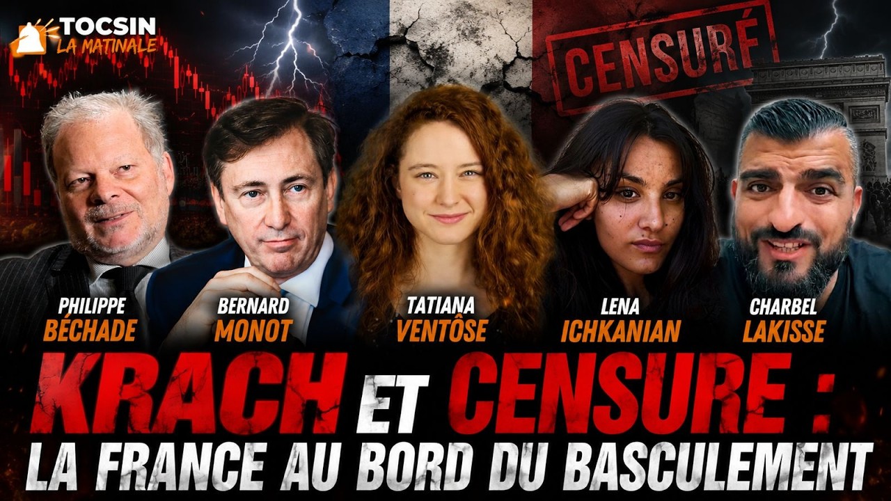 La Matinale 03/07 : Krach financier, censure : la France au bord du basculement