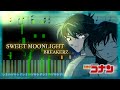 名探偵コナン ED 65 「SWEET MOONLIGHT - BREAKERZ」 Detective Conan【Piano Tutorial &amp; Sheets】(楽譜)