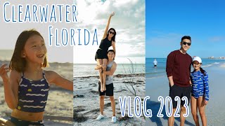 Clearwater FL VLOG | 4 days in Clearwater, Honeymoon Island, Caladesi Island : Dec 2023 Family Trip