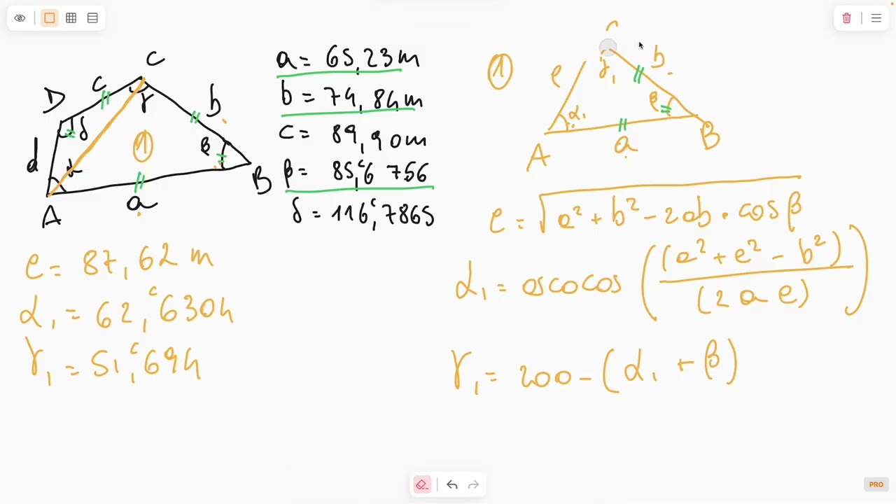 RISOLUZIONE QUADRILATERO CASO 2