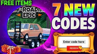 *SECRET UPDATE!* |OFF-ROADING-EPIC  CODES 2026 (ROBLOX OFF-ROADING-EPIC)