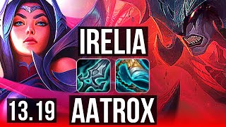 IRELIA vs AATROX (TOP) | Rank 2 Irelia | JP Challenger | 13.19