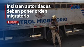 Piden orden migratorio | Noticias #SINyMuchoMás: 22/01/2025