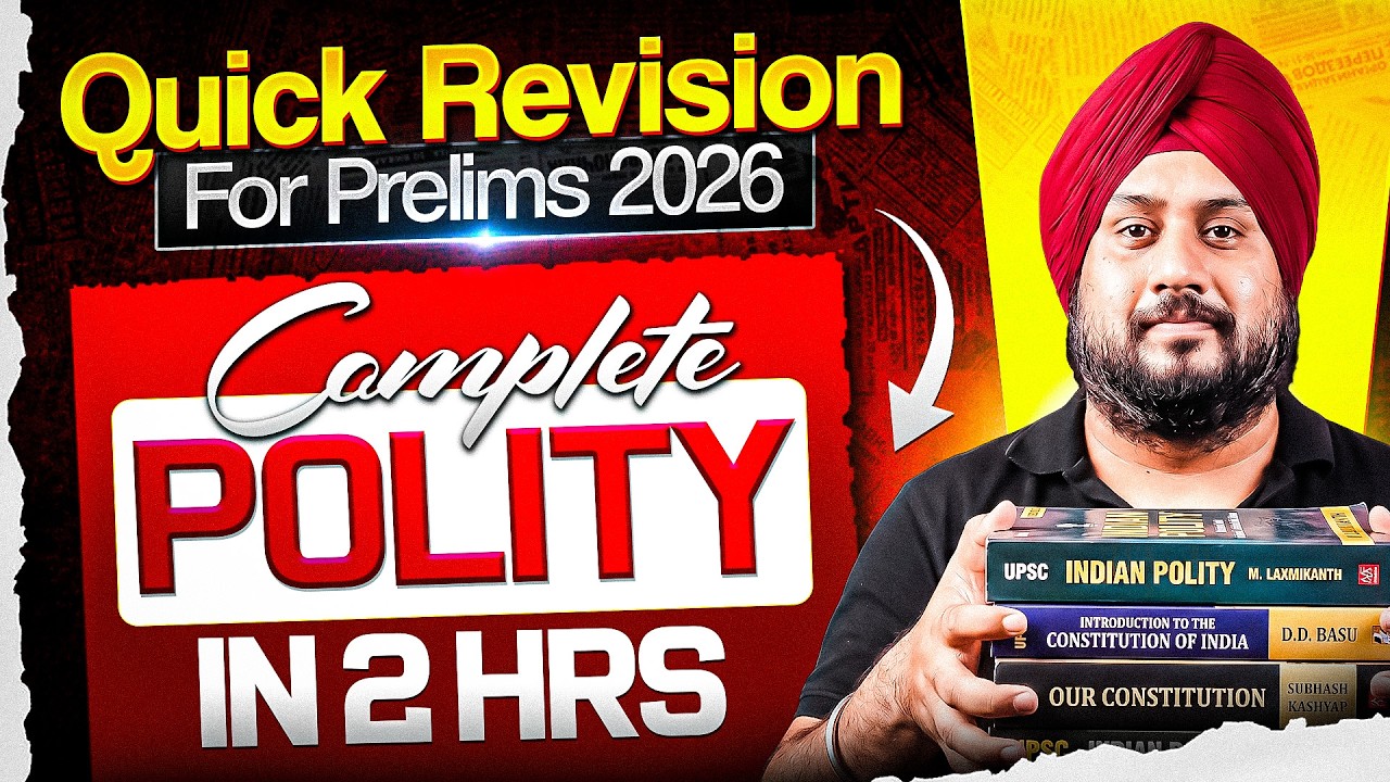*Polity* Most important Topics | Prelims Quick Revision 2026 | | UPSC ...