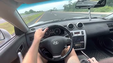 Hyundai Tiburon GT 0-60 POV Catback Exhaust