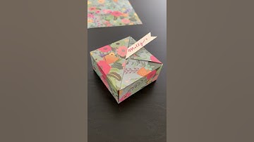 How to fold Origami Tato Box (Robin Glynn) #Shorts