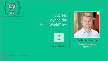 #7. Cypress: Beyond the "Hello World" test - January 14 2021
