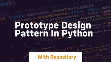 Prototype design pattern in python