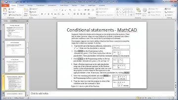 Introduction to programming in MATLAB and mathcad