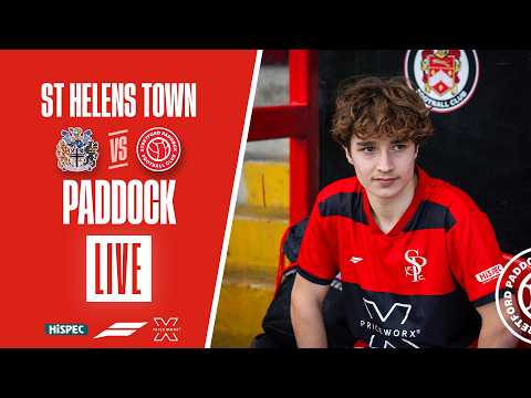 LIVE | St Helens Town AFC vs Stretford Paddock | Cheshire League 1