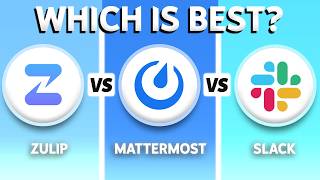 Zulip vs Mattermost vs Slack (2026) - Which One Is BEST?