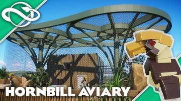 Modern Hornbill Aviary | Stop Motion Build | Planet Zoo