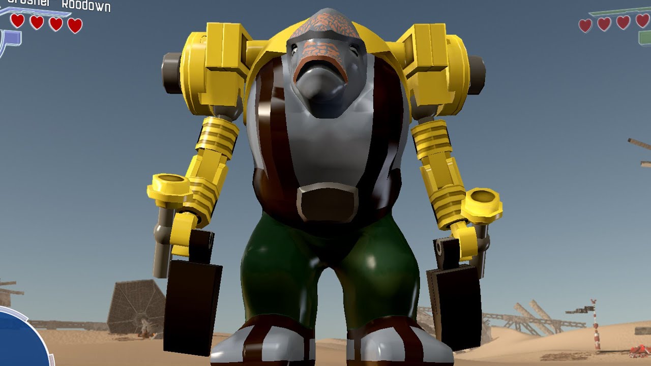 LEGO Star Wars: The Force Awakens - "Crusher" Roodown | Free Roam Gameplay (PC HD) [1080p60FPS]