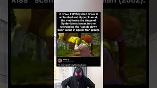 In Shrek 2 2004 when Shrek is ambushed and dipped in mud