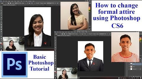 FORMAL ATTIRE | PHOTOSHOP TUTORIAL (Tagalog sub)