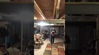 Hanging pool noodle challenge