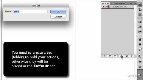 Illustrator CS6 201: Setting up for Professional Projects - 11. Actions