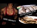 HARDGAINERS FULL DAY OF EATING to BUILD MUSCLE| PUSH DAY
