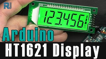 Using HT1621 6 Digits Seven Segment LCD Display | Lesson 103:  Arduino Step By Step Course - RJT427