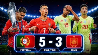 😭Did Ronaldo FINALLY Win the World Cup? 😱 | Portugal 5-3 Spain | Dream Final