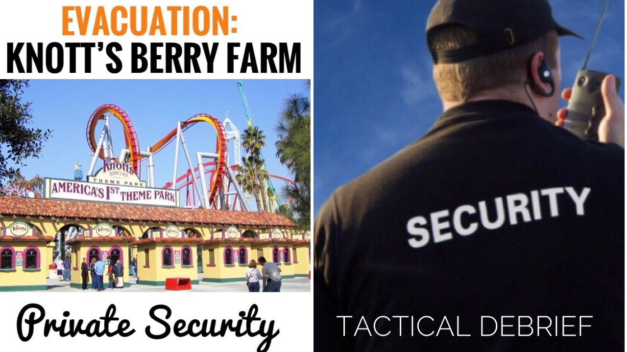 Private Security My Reaction to the Knott’s Berry Farm Evacuation 😳⁉️