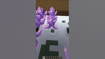 PLACING 100 AMETHYST BUDS 🎧 Satisfying ASMR Placing & Breaking Blocks in Minecraft #minecraft