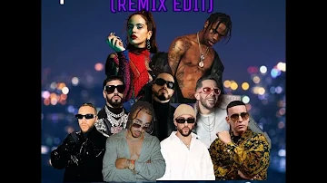 Rosalía & Travis Scott - TKN (Remix Edit) Ft. Ozuna, Bad Bunny, Anuel AA, Daddy Yankee y mas