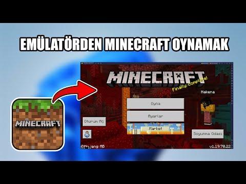 Minecraft Bedrock Sürümünü Bilgisayardan Oynamak - Bluestack Emulator