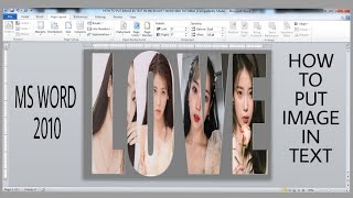 HOW TO PUT IMAGE IN TEXT IN MICROSOFT WORD TUTORIAL | Love Claire