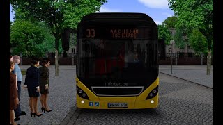 OMSI 2  Steam Edition | Volvo 7900 H | Hybride | TEC Repaint Wallonie | Linie 33 Vaals Aachen |