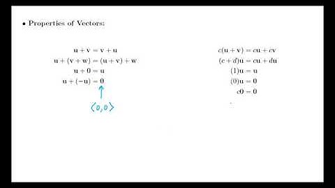Section 8.4 Vectors