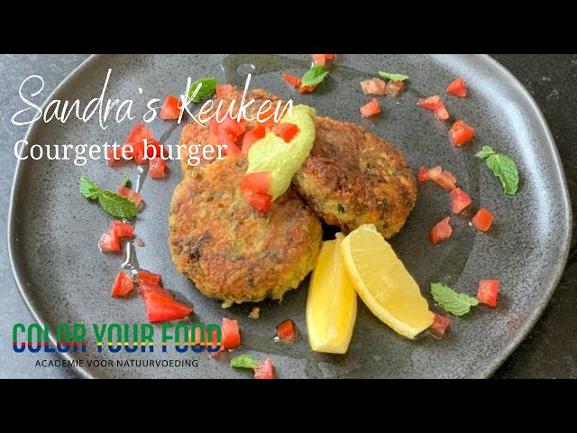 Courgette burger Kookvideo