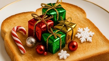 【ASMR】The Most Satisfying Christmas Toast Spreads 🎅 #aiasmr​ #christmas #asmr 