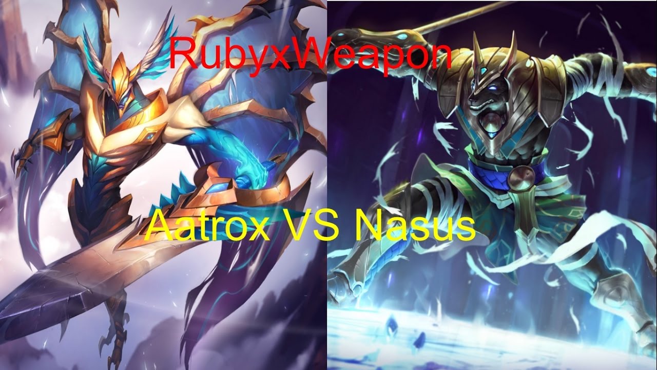 aatrox vs nasus top ranked youtube