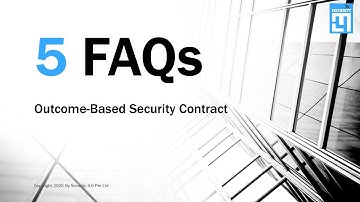 5 FAQs on Outcome-Based Security Contract