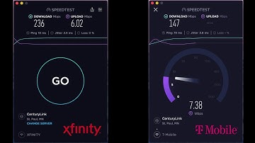 Xfinity VS T-Mobile Home Internet Speed Test