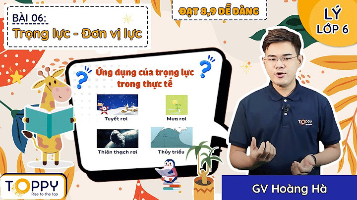 Đơn vị của trọng lực là gì