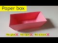 DIY Paper Box Easy Paper Craft How To Make Paper Box Without Glue No Glue Paper Craft DIY Paper Box Easy Paper Craft How To Make Paper Box Without Glue No Glue Paper Craft