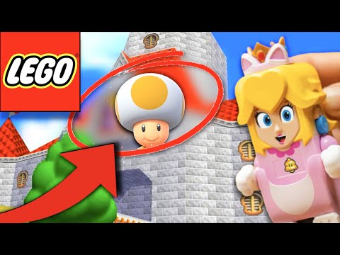LEGO Princess Peach: EVERYTHING YOU MISSED Secrets & Easter Eggs Super Mario 2022